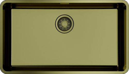 Фото товара: Omoikiri Omi 73-U/I-LG Ultra, мойка, нержавеющая сталь, светлое золото