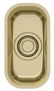 ALVEUS VARIANT MONARCH 110 GOLD, мойка, нержавеющая сталь, золото (в компл. с выпуском без сифона)