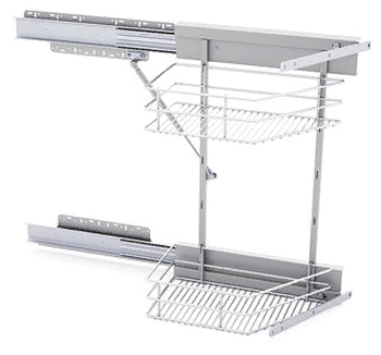 Sige Corso система с 2 корзинами в шкаф со скошенным фасадом, правая