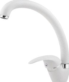 ALVEUS GENESIS GM 230 G11 AQ, смеситель, гранит, белый