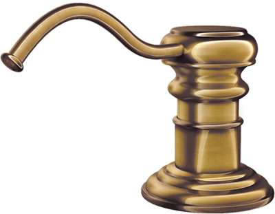 Детальное фото товара: Omoikiri OM-01-AB, дозатор для моющего средства, античная латунь