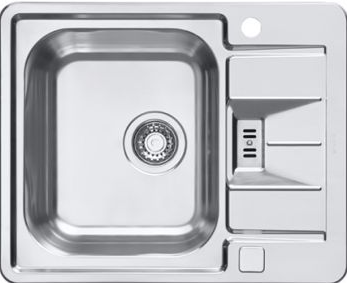 ALVEUS LINE MAXIM 60 SAT-90, мойка, нерж.сталь (в компл. с сифоном 1127248)
