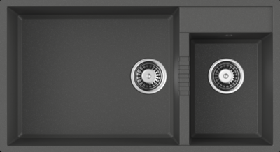 Omoikiri Tedori 85-2-U PL, мойка, гранит, платина