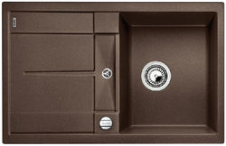 Blanco Metra 45S-F, мойка, гранит, кофе, с клапаном-автоматом Blanco Metra 45S-F, мойка, гранит, кофе, с клапаном-автоматом