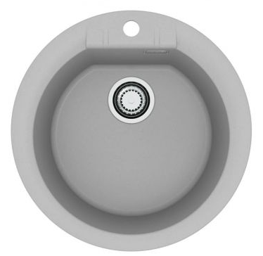 ALVEUS GRANITAL CADIT 100 G81 CONCRE FI 520, мойка, гранит, бетон ( в комплекте с сифоном 1145083)