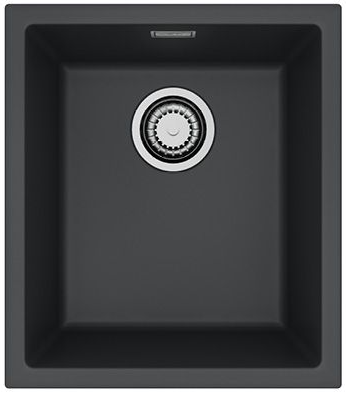 ALVEUS OMNI 20 GRANITAL DEEP BLACK-G90, мойка, гранит, темно-черный (в комп. с сифоном 1145083)