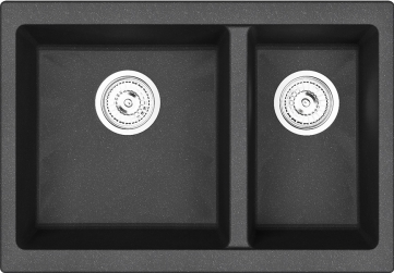 Emar EMQ-2665.PL, мойка, гранит, оникс Детальное фото товара: Emar EMQ-2665.PL, мойка, гранит, оникс