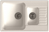 LEX St. Moritz 740 White, мойка, гранит