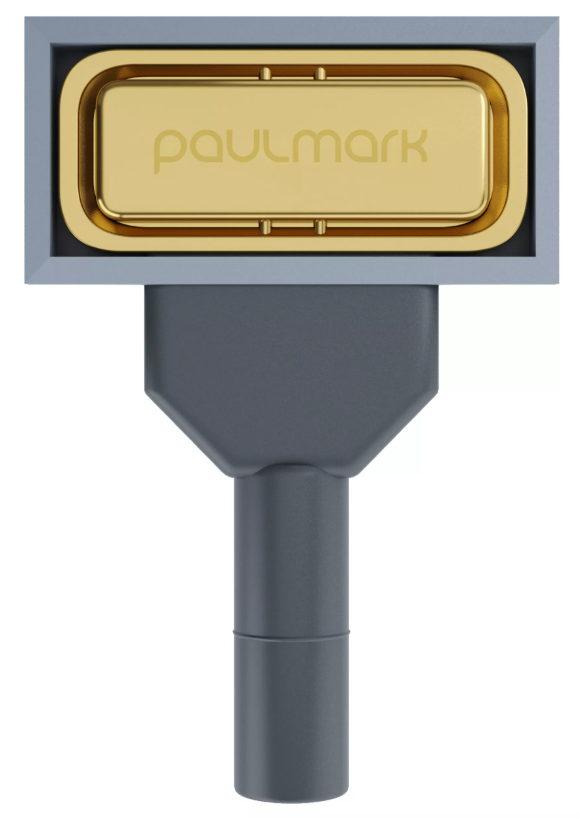 Фото товара: Paulmark PM24-BG, перелив овальный с логотипом, брашированное золото
