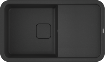 Omoikiri Tasogare 86-BL, мойка, гранит, черный