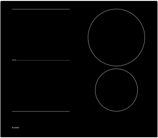Фото товара: ASKO HI2642FBG1 индукционная поверхность