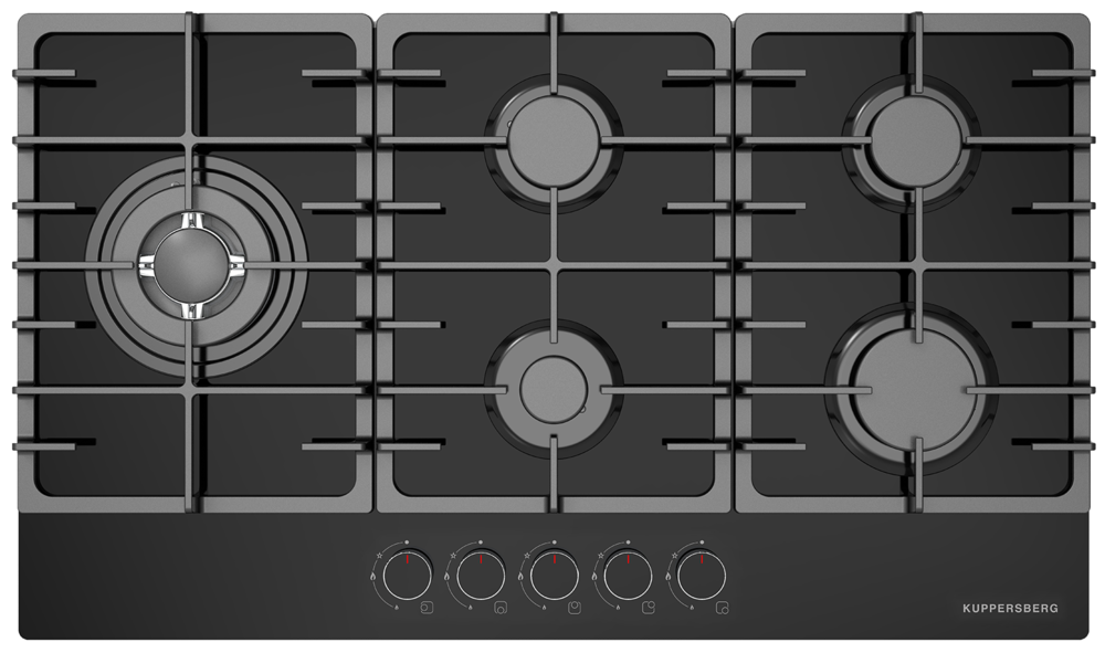 Фото товара: Kuppersberg FG 96 BG газовая поверхность