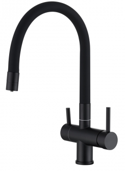 Emar EC-3015 Black, смеситель, черный