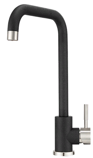 Фото товара: GRANULA 4033 смеситель, гранит, черный