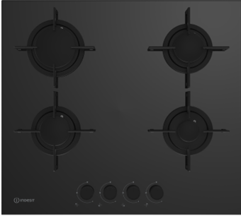 Фото товара: Indesit INGT 61 IE/BK газовая поверхность