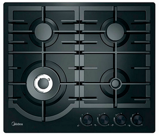 Midea MG649TGB Фото товара: Midea MG649TGB газовая поверхность