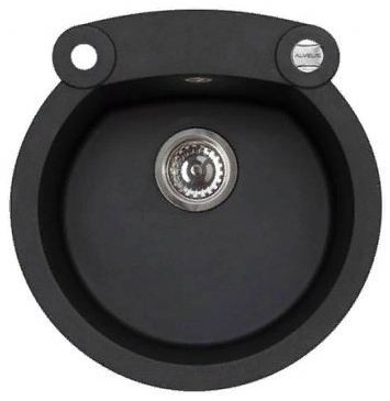 ALVEUS ROLL 10 GRANITAL CARBON-G91, мойка, гранит, черный (в комплекте с сифоном 1105296) ALVEUS ROLL 10 GRANITAL CARBON-G91, мойка, гранит, черный (в комплекте с сифоном 1105296)