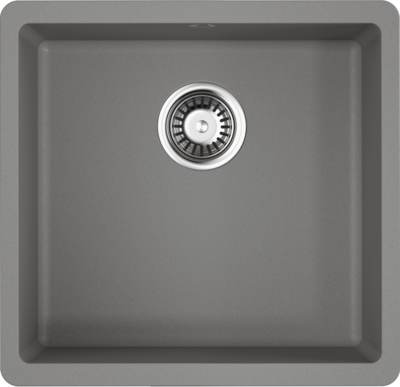 Omoikiri Kata 44-U-GR, мойка, гранит, leningrad grey