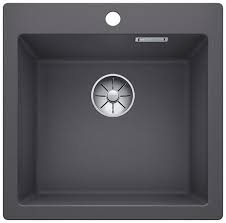 Blanco Pleon 5, мойка, гранит, антрацит Детальное фото товара: Blanco Pleon 5, мойка, гранит, антрацит