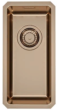 ALVEUS KOMBINO 10 MONARCH COPPER SAT-90, мойка, нерж. сталь, медь (в компл. с выпуском без сифона)