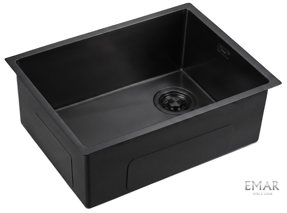 Фото товара: Emar EMB-540(UN) PVD Black, мойка, нержавеющая сталь, черный