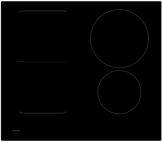 Фото товара: ASKO HI2641FBG1 индукционная поверхность