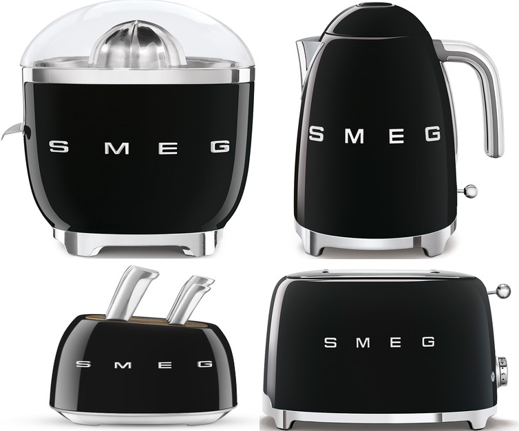 Фото товара: Smeg KLF03BLEU + TSF01BLEU + ECF02BLEU + BLF03BLEU + HBF03BLEU + HMF01BLEU + CJF11BLEU + KBSF02BL