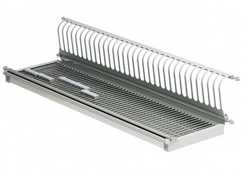 Sige Linda одноуровневая сушилка с поддоном из нержавеющей стали для верхнего шкафа шириной 800 мм