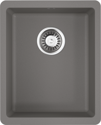 Omoikiri Kata 34-U-GR, мойка, гранит, leningrad grey
