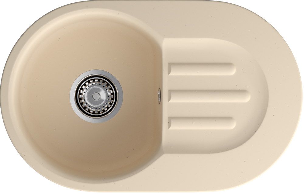 Фото товара: ЭкоМ М-685, мойка, мрамор, бежевый