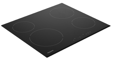 Детальное фото товара: Hotpoint HR 6T1 B стеклокерамическая поверхность
