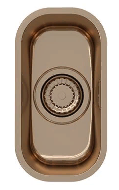 ALVEUS VARIANT MONARCH 110 COPPER, мойка, нержавеющая сталь, медь (в компл. с выпуском без сифона)