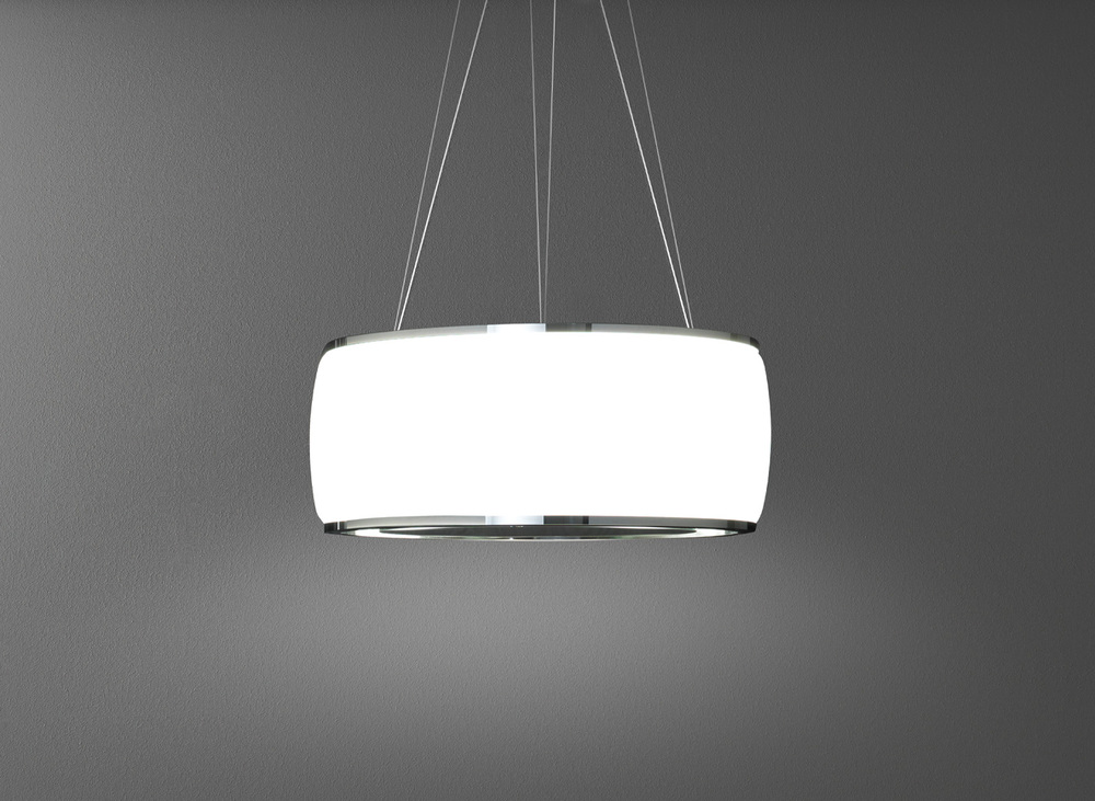 Фото товара: Falmec SOFFIO IS 58 White Satin Glass