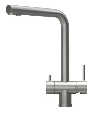 GRANULA 7011 смеситель, нержавеющая сталь, сталь матовая