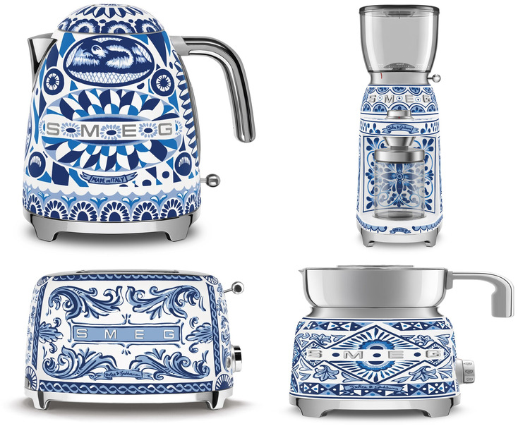 Фото товара: Smeg KLF03DGBEU + TSF01DGBEU + ECF02DGBEU + CJF01DGBEU + CGF01DGBEU + MFF01DGBEU
