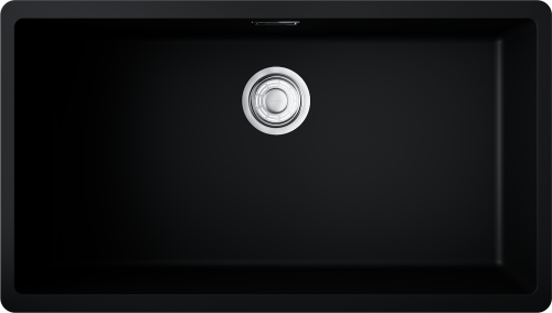 Фото товара: Omoikiri Kata 74-U-BL, мойка, гранит, черный