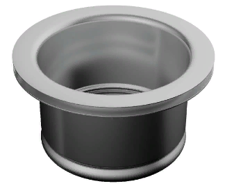 Фото товара: Omoikiri сменная удлиненная горловина для измельчителя NAGARE SLIM NA-03-IN, нержавеющая сталь