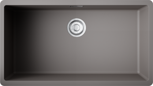 Фото товара: Omoikiri Kata 74-U-GR, мойка, гранит, leningrad grey