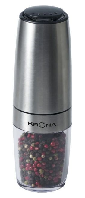 Фото товара: Krona Salz Pfeffer Schwerkraft Inox измельчитель для специй электрический