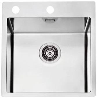 ALVEUS PURE 30 new KMB-90, мойка, нержавеющая сталь (в комплекте с сифоном 1148858)
