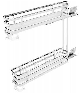 Sige Sigma Soft Wood бутылочница выдвижная для нижнего шкафа шириной 150 мм, 110х450х520 мм