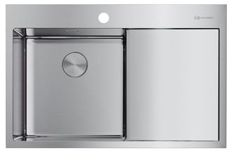 Omoikiri Akisame 78-IN-L, мойка, нержавеющая сталь, чаша слева