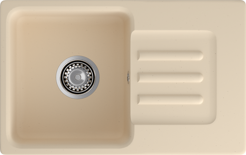 Фото товара: ЭкоМ М-680, мойка, мрамор, бежевый