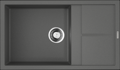 Omoikiri Sumi 86-PL, мойка, гранит, платина