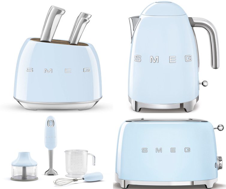 Фото товара: Smeg KLF03PBEU + TSF01PBEU + ECF02PBEU + BLF03PBEU + HBF03PBEU + HMF01PBEU + CJF11PBEU + KBSF02PB