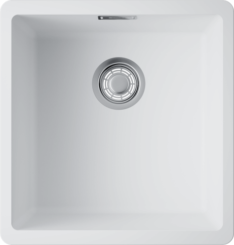 Фото товара: Omoikiri Kata 40-U-WH, мойка, гранит, белый