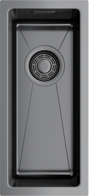 Omoikiri Taki 20-U/IF-GM, мойка, нержавеющая сталь/вороненая сталь