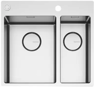 Falmec GARDA 31+18 Steel, мойка, нержавеющая сталь