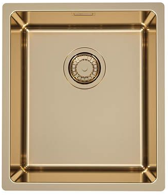 ALVEUS KOMBINO 20 MONARCH BRONZE SAT-90, мойка, нерж. сталь, бронза (в компл. с выпуском без сифона)