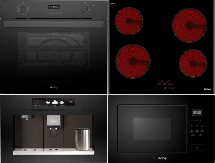 Фото товара: KORTING HK 60003 B + OKB 591 CSGN + KMI 827 GN + KCM 9830 BCG